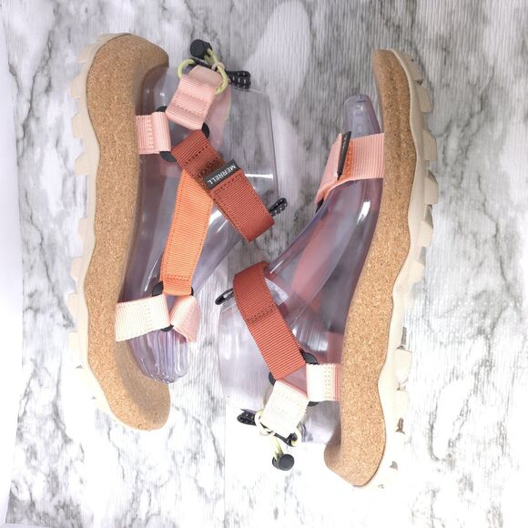 Merrell Speed Fusion Web Sport Sandals Women’s Sz 8 Peach Melon Strappy Shoes - Picture 6 of 10